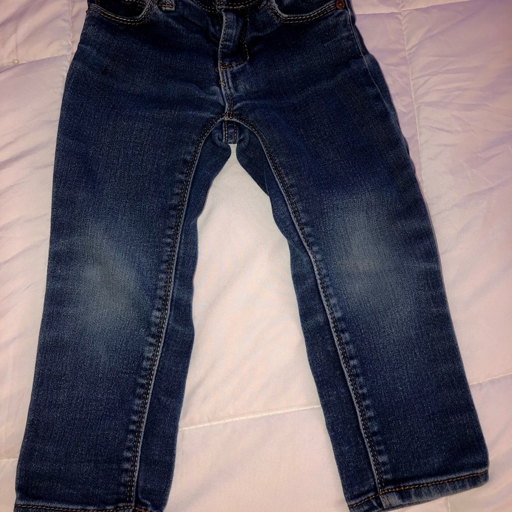 Dark Wash Kids' Straight Leg Jeans